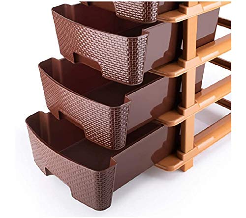 1182 Plastic Modular Drawer 4 Tier Organisers - SkyShopy 1182 Plastic Modular Drawer 4 Tier Organisers - SkyShopy